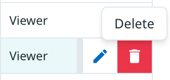 Deleting a user