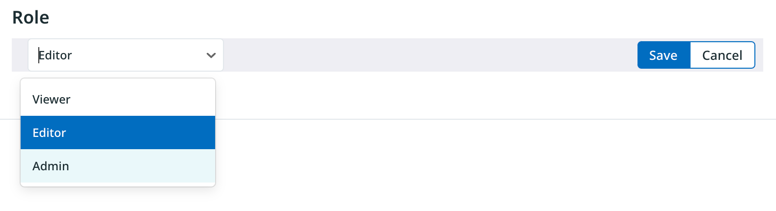 Changing the role from Editor to Admin