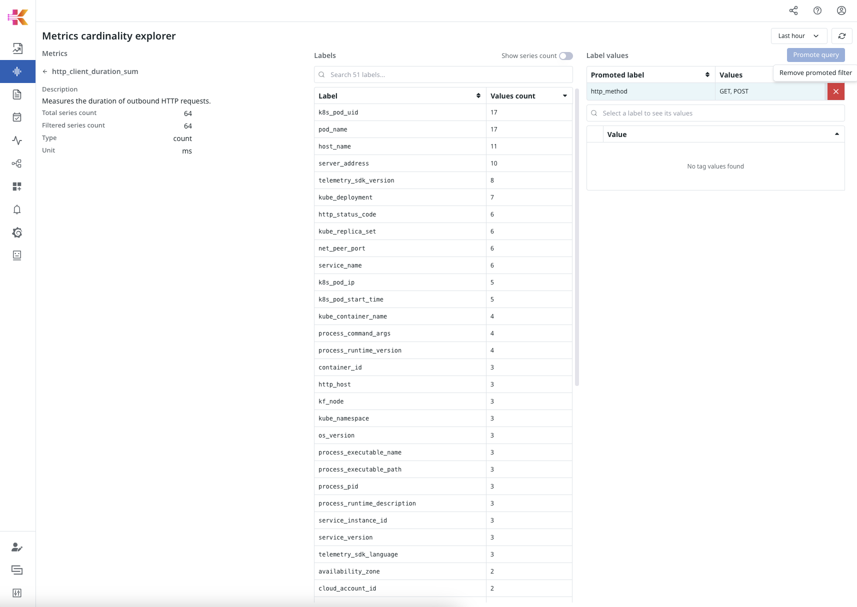 Remove promoted filter