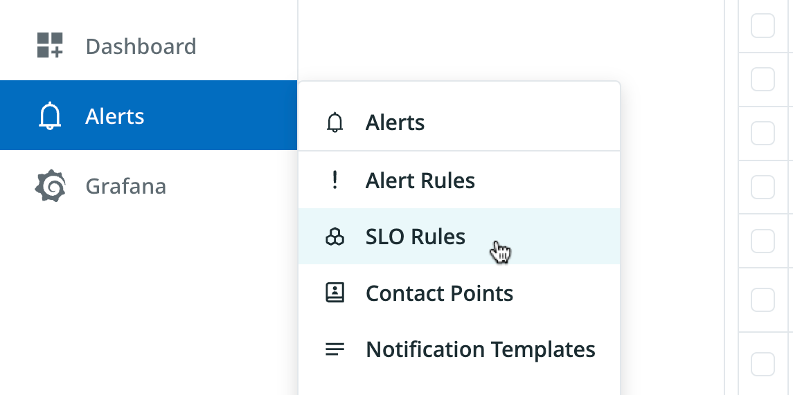 Navigate to the SLO Interface