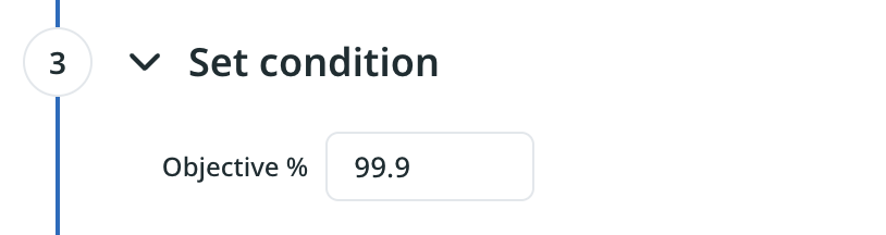 set objective condition