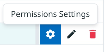 Change permissions settings