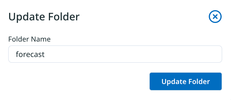 Change Folder Name